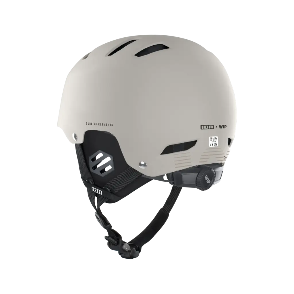 2023 ION Slash AMP Helmet Ivory Back