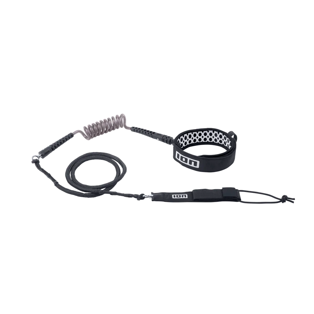 2026 ION Wing Board Leash Core Hybrid Knee Black Full Canada