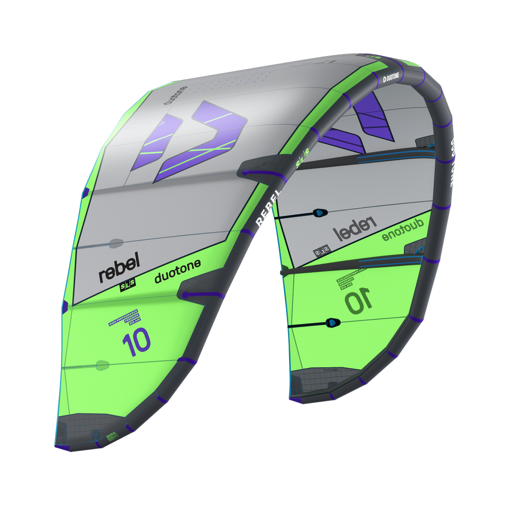 2027 Duotone Rebel SLS Gray/Light-Lime Angle 2 Canada