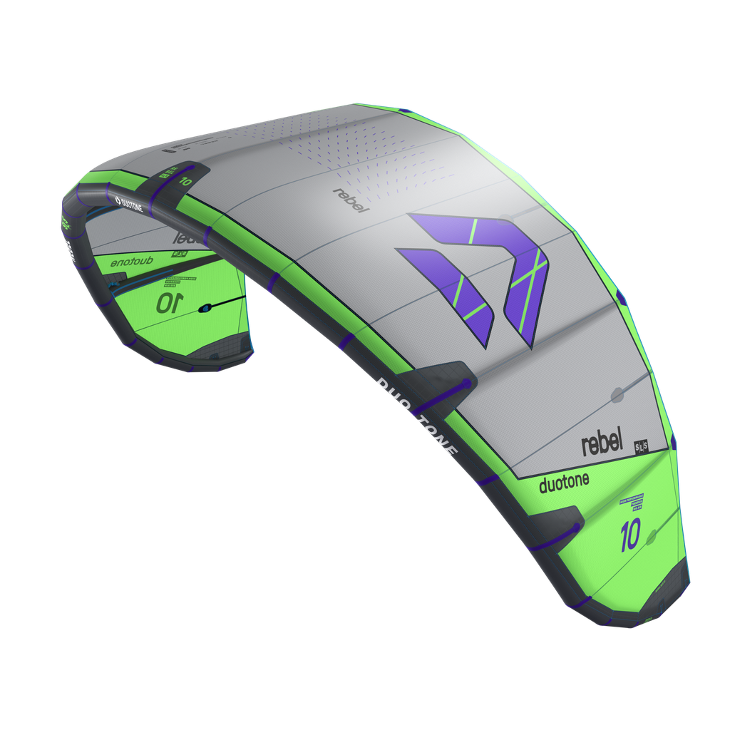 2027 Duotone Rebel SLS Gray/Light-Lime Angle 3 Canada