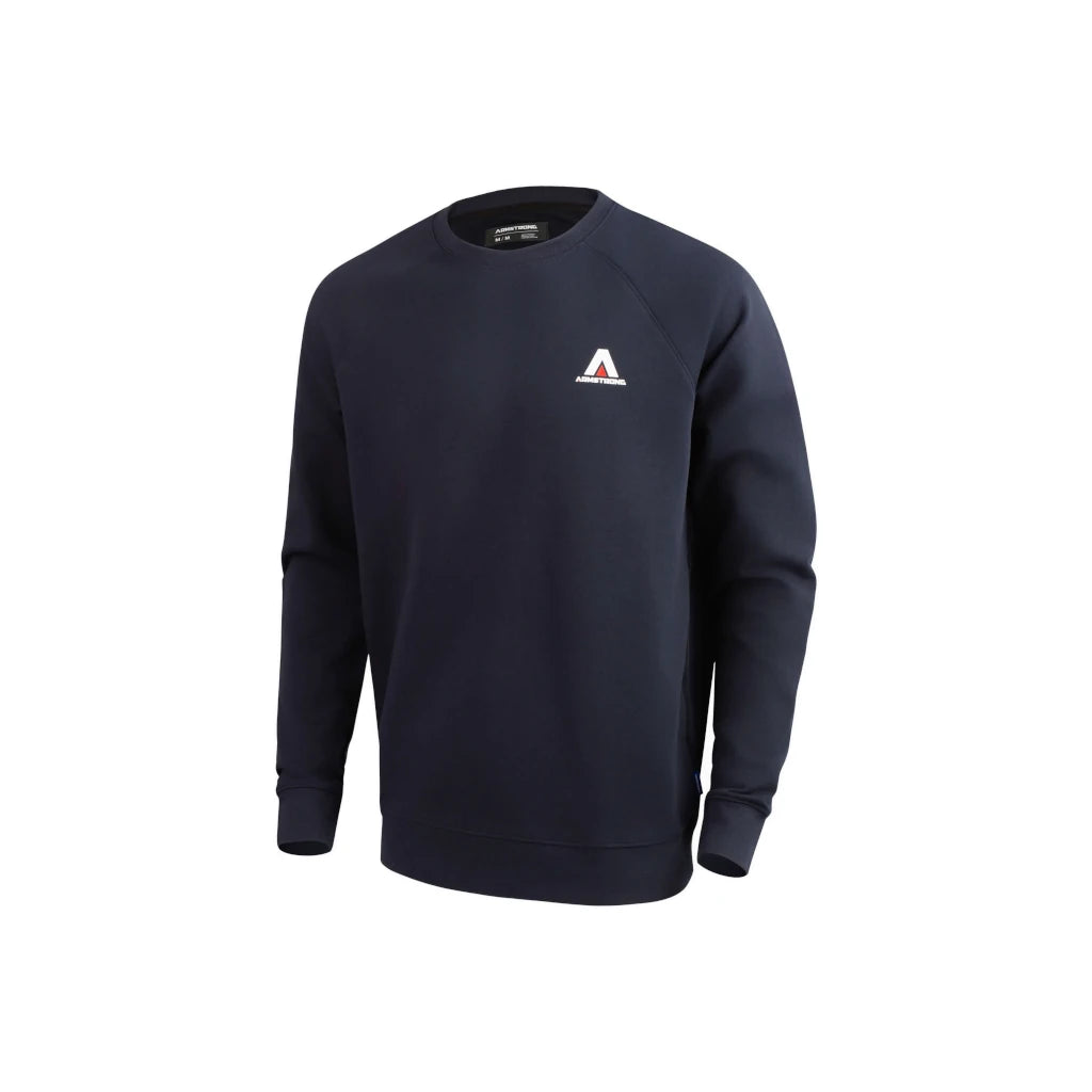 Armstrong Team Crew Neck Sweatshirt Navy Front