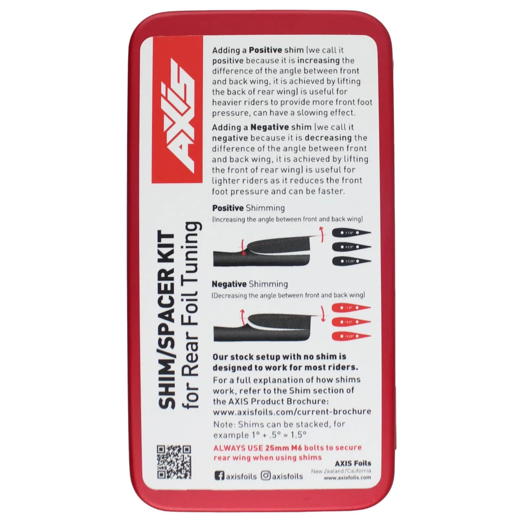 Axis Foils Shim Kit Instructions Canada