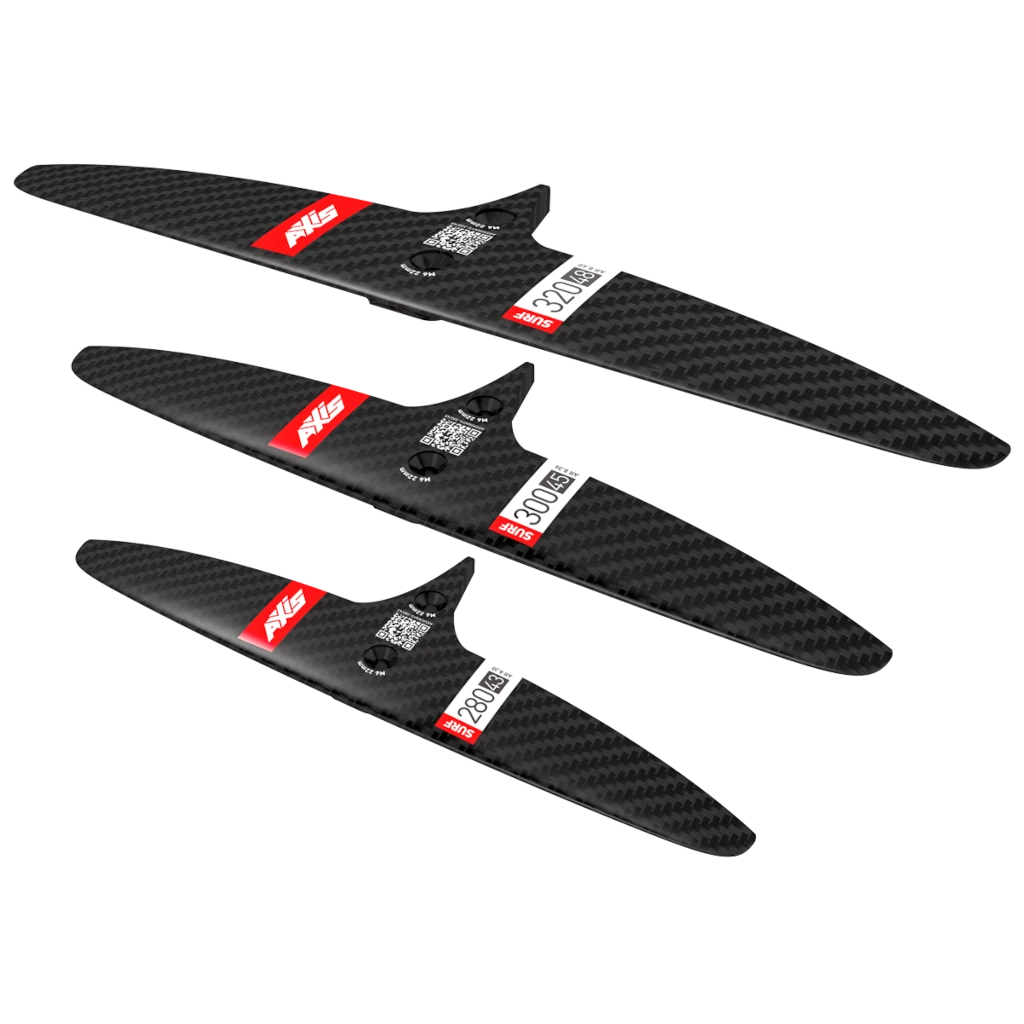 Axis Foils Surf Skinny Rear Wing Angle