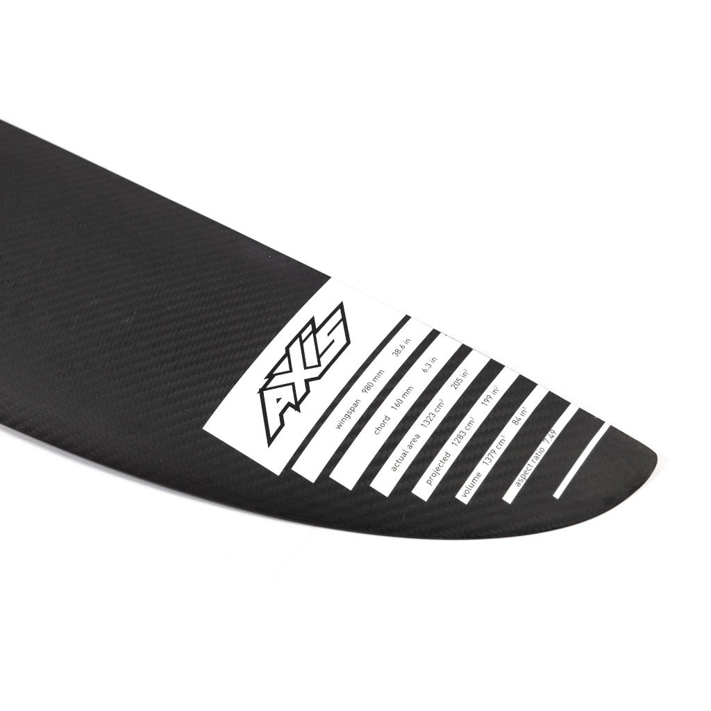 Axis Foils HPS 980 Foil Wingtip Information