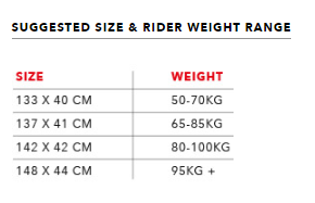 Ozone Base V1 Kiteboard Recommended size Canada